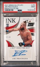 2021 PANINI IMMACULATE COLLECTION UFC AUTO JIRI PROCHAZKA PSA 9 MINT /99