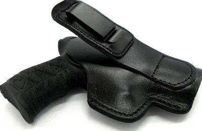 Right Hand Leather SHIRT TUCK TUCKABLE Inside Pants Holster for Compacts CHOOSE - Image 1 of 4
