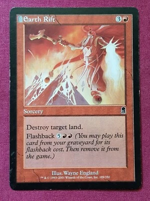 Magic The Gathering ODYSSEY EARTH RIFT red card MTG - Image 1 of 2