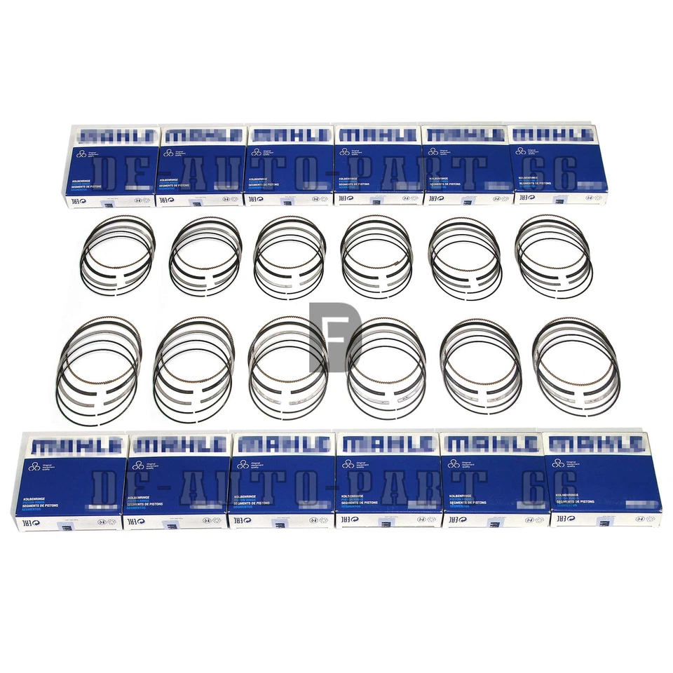 12x Anéis de Pistão Φ82.6mm Conjunto STD Para Mercedes-Benz S65 G65 AMG W221 M275 6.0 V12 - Imagem 1 de 4