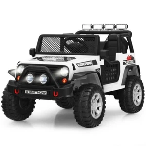 12V Kids Ride-On Truck with Remote Control – Battery-Powered, LED Lights, and Wh - Picture 1 of 12