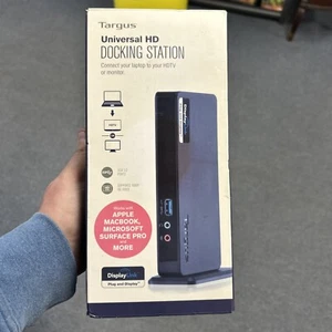 #k Targus Universal HD Laptop USB HDMI Docking Station Connectivity 3 USB Ports - Picture 1 of 7