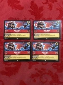 4x Lorcana Azurite Sea - Skull Rock - Isolated Fortress - 136/204 - x4 - Picture 1 of 6