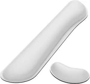 Enlarge Keyboard Wrist Rest, Memory Foam Wrist Cushion for Desk Mats Support, Cu - Picture 1 of 12