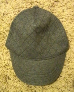 New Boys Gymboree Gray Quilted Baseball Cap Size Large NWT!!! - Picture 1 of 2
