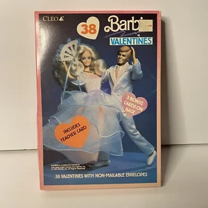 Vintage Mattel Barbie Valentines Day Cards With Ken 38 Cards 1991 Cleo Made USA - Picture 1 of 3