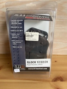 5.11 Tactical Series Glock 17, 22, 31 Black Holster right hand - Picture 1 of 5