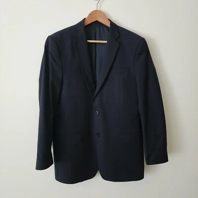 Authenticated Versace Collection Mens Wool Blazer Jacket Black 2-Button Size 40 - Image 1 of 4