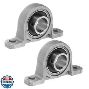 PATIKIL Roulement Bloc Oreiller 5/8" / 17mm Alésage, 2 Pcs Vertical Alliage Zinc Stee - Photo 1/5