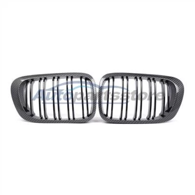 Parrilla delantera de fibra de carbono para BMW E46 M3 328i 325Ci 330Ci 1999~2002 Foto 1 de 4