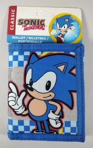 NEW - Rare Bioworld Sonic The Hedgehog Classic Kid's Wallet - Picture 1 of 3