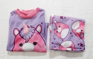 Squishmallows Girl's Lola The Unicorn 2-Piece Pajama Set WR4 Multicolor Size 6 - Picture 1 of 10