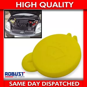 WINDSCREEN WASHER BOTTLE CAP FOR FORD FIESTA (2001-2008) FORD FUSION (2001-2012) - Picture 1 of 10