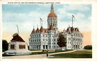 State Capitol Hartford Connecticut Richard Upjohn Neoclassical Architec Postcard