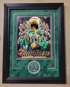 Framed Boston Celtics 2023-2024 NBA Finals Champions 8x10 Photo - Picture 1 of 2