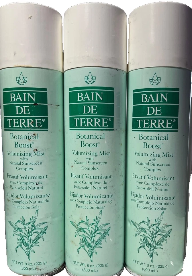 3 Bain De Terre 植物促进丰盈喷雾 8 盎司 ea 一些锈 — 第 1/1 张图片