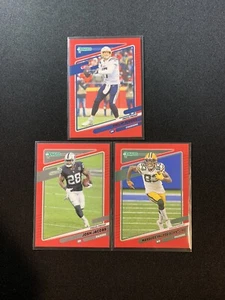 2021 Donruss football Red Press Proof lot - Rivers Josh Jacob Scantling - Picture 1 of 2