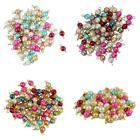 50 Pieces Fashion Colorful Eye Pin Glass Pearl Daisy Cap