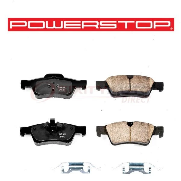 PowerStop Rear Disc Brake Pad & Hardware Kit for 2016-2017 Mercedes-Benz G65 fd Foto 1 de 4