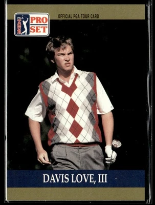 1990 Pro Set PGA Tour #56 Davis Love III - Image 1 of 2