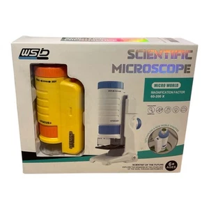 Children’s scientific microscope- 60-200, Ages 6+, New - Picture 1 of 2