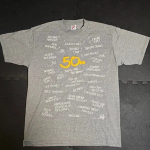 Vintage 1991 Jerzees Made in USA Tee with front and back print Mens L - Bild 1 von 4