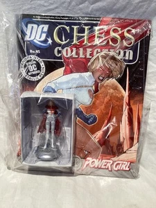 DC Chess Collection Power Girl Pawn Figure No.45 With Magazine Sealed New - Picture 1 of 2