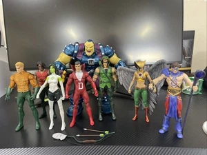 DC Direct Blackest Night Lot Of 8 - Mongul Aqua man Green Arrow Loose Figures - Picture 1 of 6