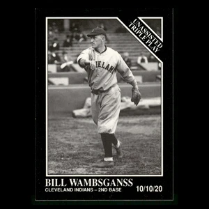Bill Wambsganss #200 1991 Conlon Collection TSN Cleveland Indians Baseballkarte - Bild 1 von 3