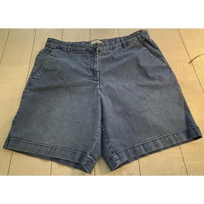 Bermudas de mezclilla azul para mujer Kim Rogers talla 16 Foto 1 de 4