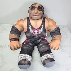 WCW Bret Hart Bashin' Brawlers 1998 Peluche Imbottito Wrestling Buddy Non Funzionante WWE - Foto 1 di 10