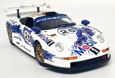 Anson 1/18 - Porsche 911 GT1 993 Le Mans Winner 1996 #25 Diecast Model Car - Image 1 of 4