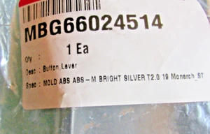 Palanca/botón refrigerador LG - OEM Referencia Nº MBG66024514 - ¡Nuevo! (Caja abierta) - Imagen 1 de 11