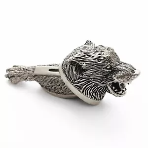 Cuchillo de plata CooB pomo y protector de dedos reforzado LOBO para hacer cuchillos personalizados - Imagen 1 de 8