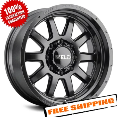 焊接越野 STEALTH W102 轮 20x9 (0,6x135,106.1) 黑色单轮圈 — 第 1/4 张图片