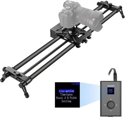 NEEWER ER1-80 80cm App Wireless Control Carbon Fiber Motorized Camera Slider - Image 1 of 3