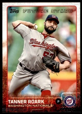 2015 TOPPS #30 TANNER ROARK WASHINGTON NATIONALS - Image 1 of 2