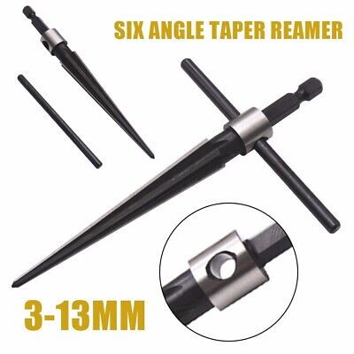 T Handle Tapered Reamer Manual Hexagonal Chamfer Drill Working Carpenters • 7.11$