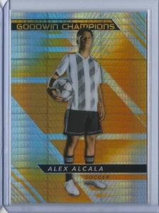 2022 Upper Deck Goodwin Champions Alex Alcala #P2  Platinum Orange Prism 220/499 - Picture 1 of 2