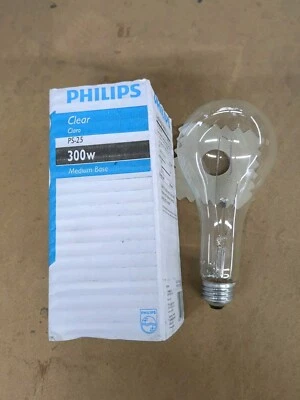 Philips 300M/PS25/clear 120/130V medium base 2700k 6280 lumens 300w - Image 1 of 4