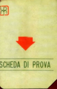 C&C 5080 SCHEDA TELEFONICA DI PROVA IPM PROTOTIPO CON DOT VARIANTE SCENTRATA - Imagen 1 de 2