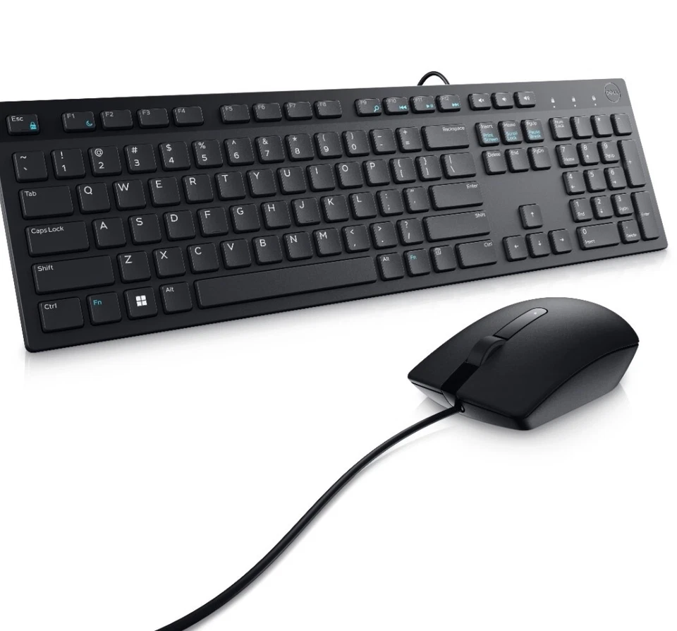 Dell Multimedia Keyboard- KB216 and Dell Optical Mouse-MS116 Combo New In Box - Image 1 of 1