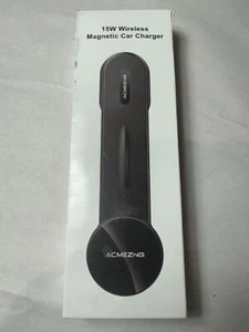 Magnetic Wireless Car Charger 15W Wireless Car Charger Compatible with iPhone - Photo 1 sur 3