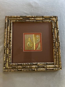 Vase & Lilly japanischer Foliendruck in doppelt matt/Rahmen - Bild 1 von 5