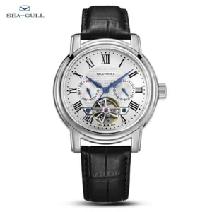 Reloj de Negocios 42MM Seagull Automático Mecánico Multifunción Volante Hueco - Imagen 1 de 5