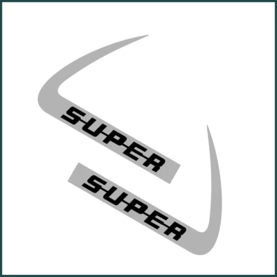 CHROM Blenden Griffe Scania 1:14 Tamiya Aufkleber Truck "SUPER" LKW Truck - Bild 1 von 2