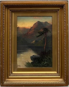 Francis E. Jamieson (1895-1950) : Mountain Scene, signed oil on canvas - Picture 1 of 8