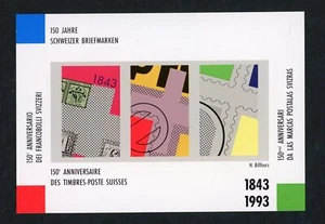 Suiza PTT Souvenir, bloque de viñetas 7c - Imagen 1 de 1