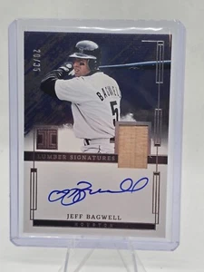 2024 IMPECCABILE JEFF BAGWELL LEGNAME FIRME AUTO CARD SSP/35 - Foto 1 di 2