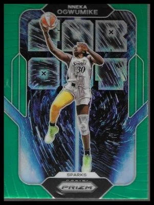 2022 Panini Prizm WNBA #6 Nneka Ogwumike Far Out Prizms Green - Image 1 of 2